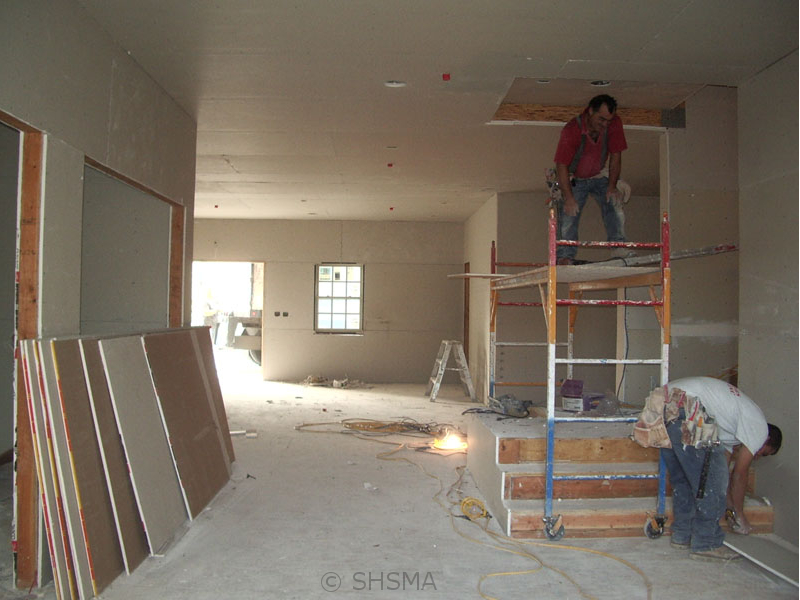 November 8, 2007 — Drywall Installed