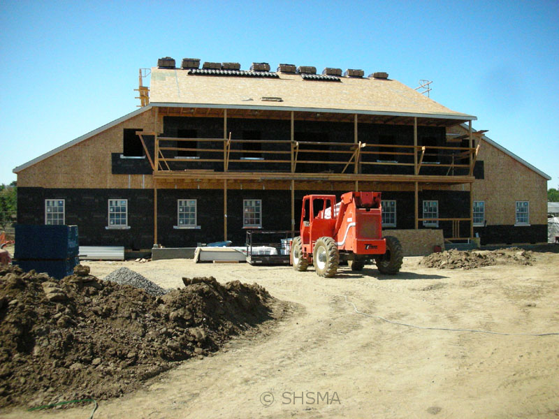 September 14, 2007 — Roofing Materials Arrive