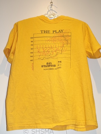 Cal/Stanford 1982 game t-shirt