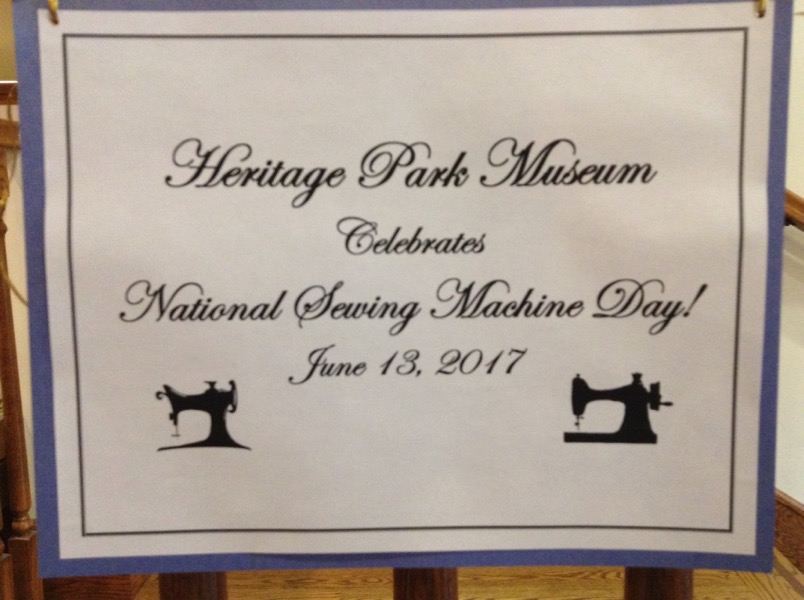 Sewing Machine Day Sign