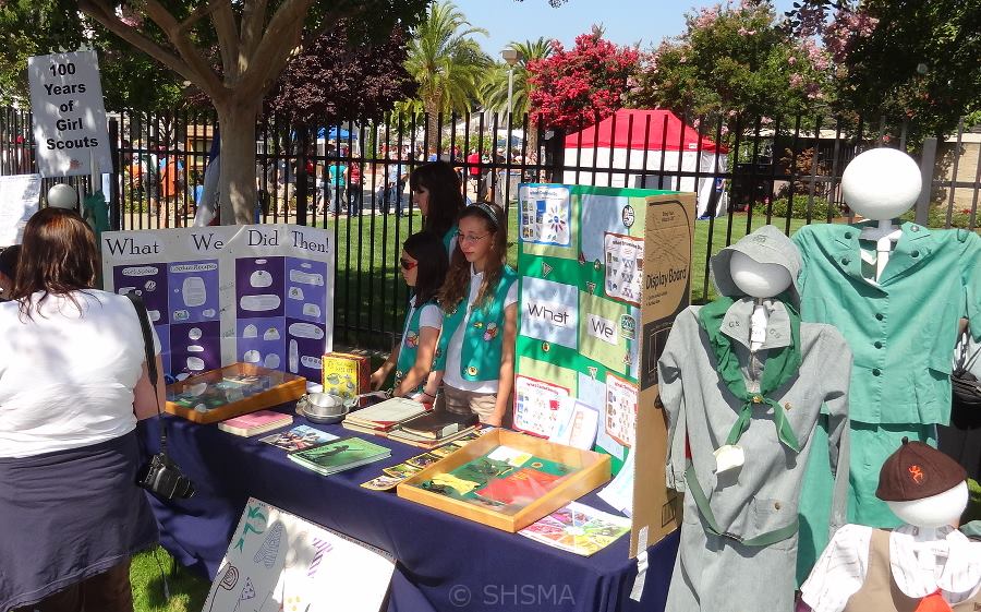 Local Girl Scout Troop Booth
