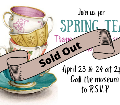 Hats Off to Spring!  Join Us for Tea.